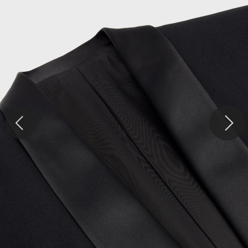 Celine Paris Spencer Tuxedo Jacket Black Grain de Poudre NWT - Picture 4 of 12